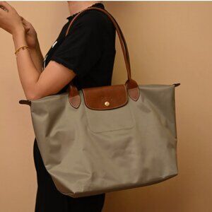 New Longchamp Le Pliage Original Large Nylon Tote Bag Touturelle(Turtledove)